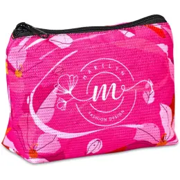 Hoppla Leanne Recycled PET Stitch-Bond Mini Toiletry Bag Side